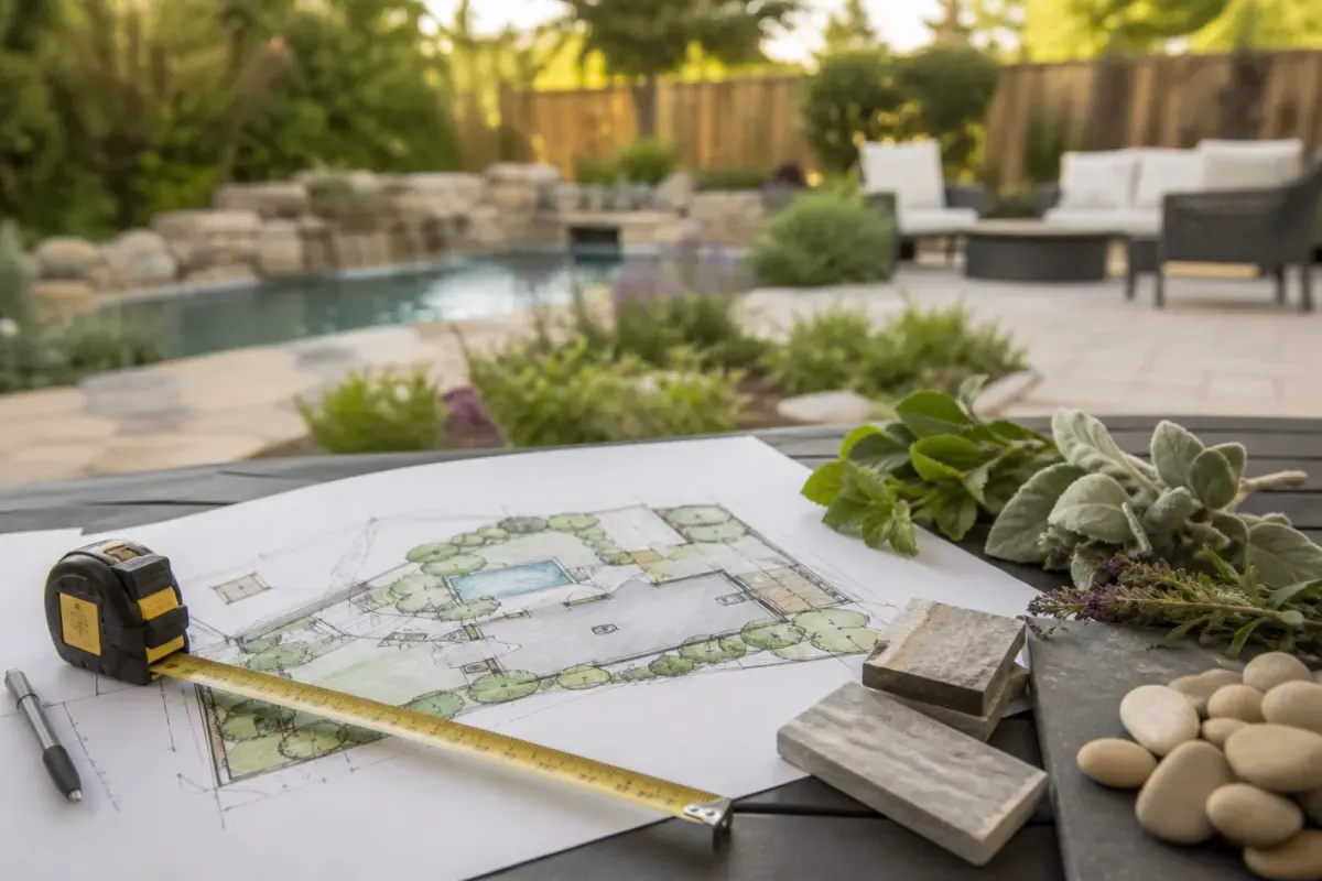 Landscape design inspiration for a residential yard